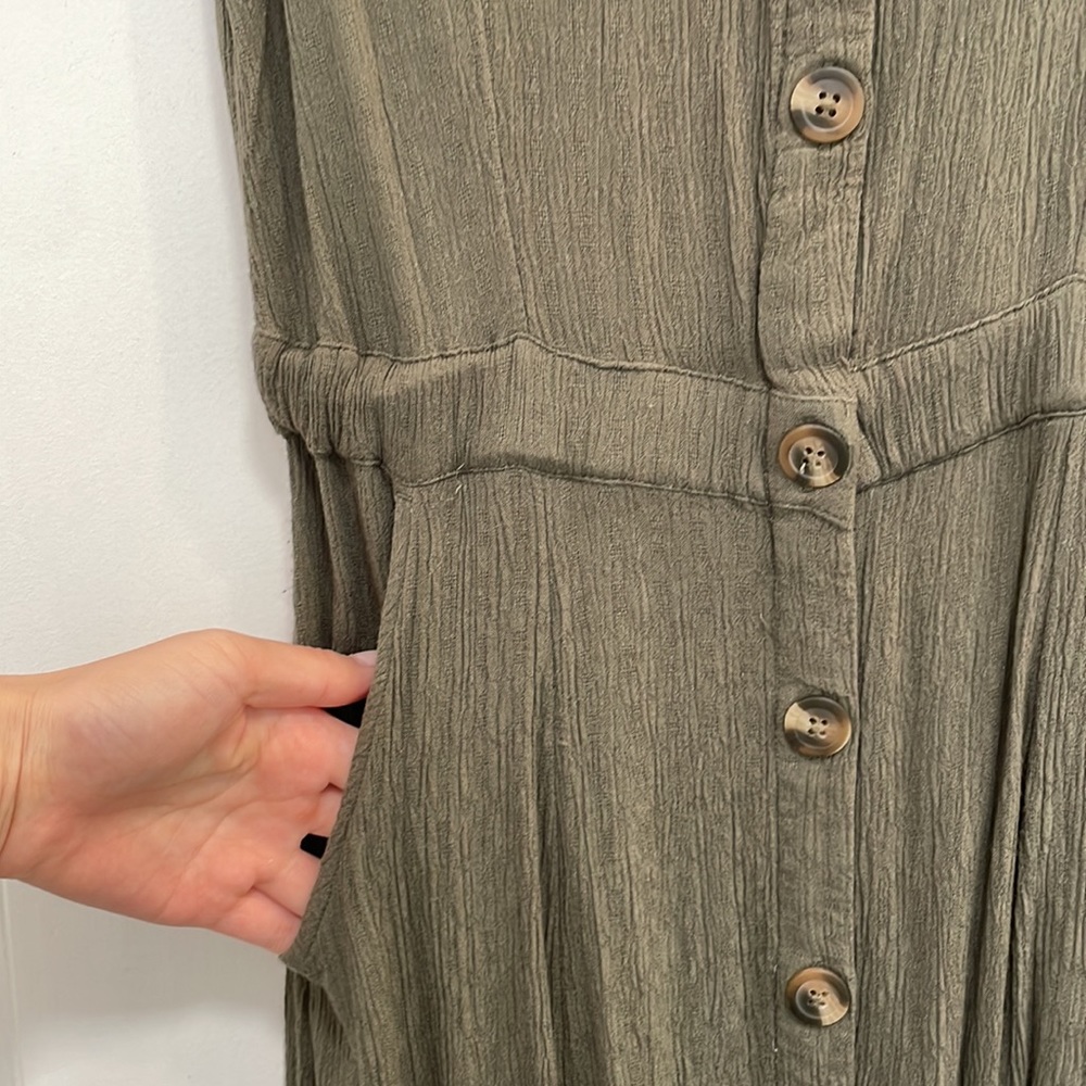 American Eagle Olive Green Dress - Picture 3 of 5